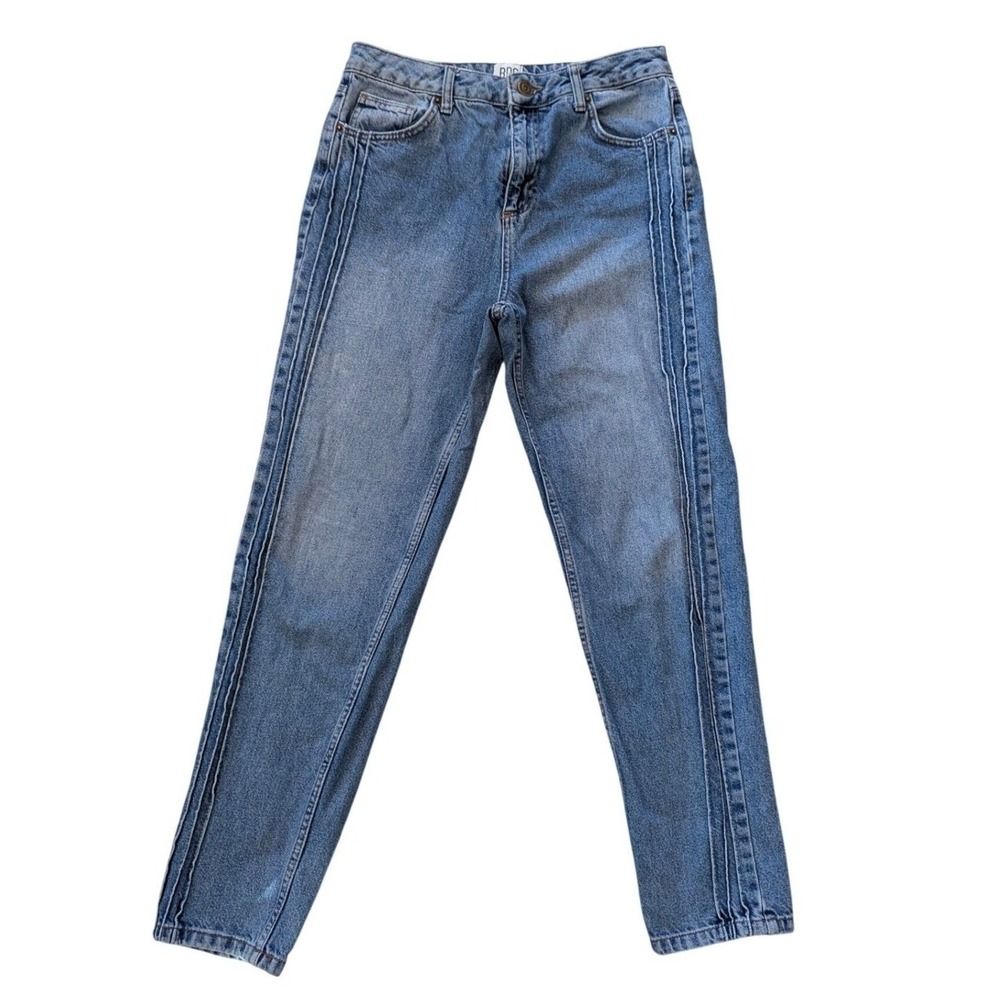 BDG Urban‎ Outfitters Mom Jeans Blue W30 L32 100% Cotton Pleated Front High Rise